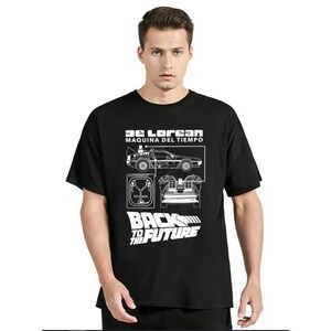 DeLorean Time Machine Back To The Future Movie Fan T-Shirt